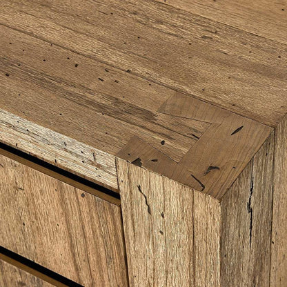 Four Hands - Wesson - Abaso Nightstand - Rustic Wormwood Oak - 239842-001 veiw 5