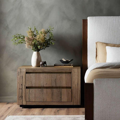 Four Hands - Wesson - Abaso Nightstand - Rustic Wormwood Oak - 239842-001 veiw 10