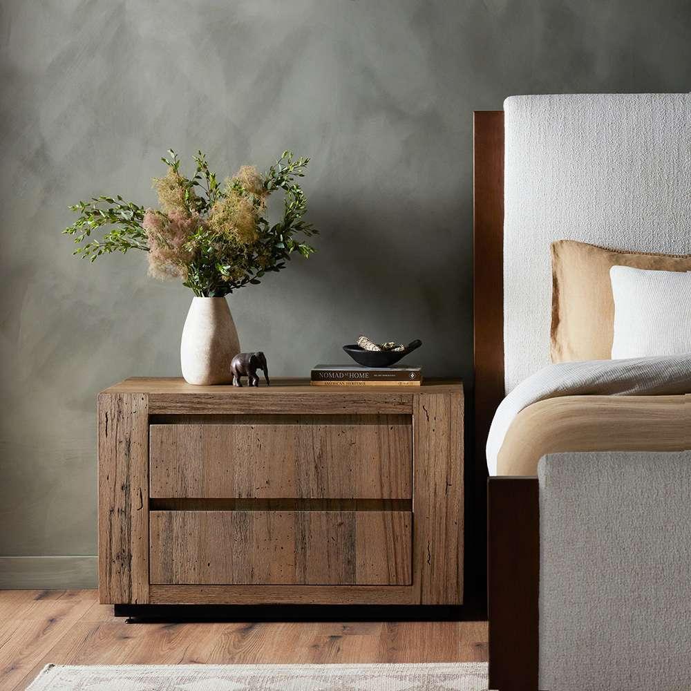 Four Hands - Wesson - Abaso Nightstand - Rustic Wormwood Oak - 239842-001 veiw 11