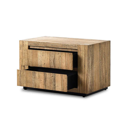 Four Hands - Wesson - Abaso Nightstand - Rustic Wormwood Oak - 239842-001 veiw 12
