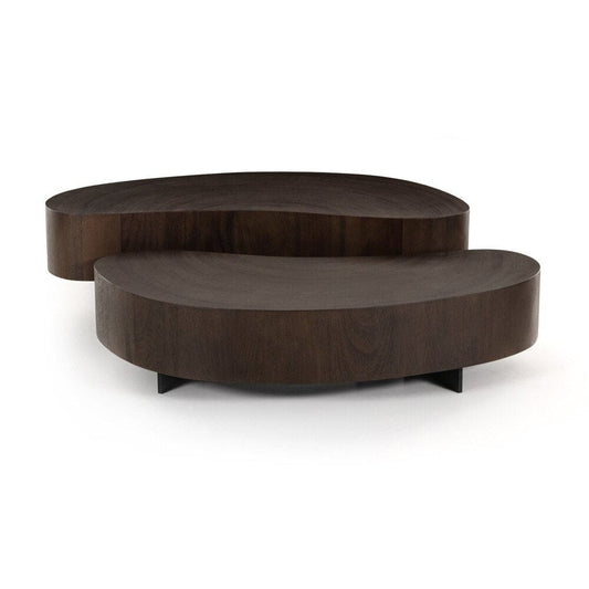 Four Hands - Wesson - Avett Coffee Table Set - Smoked Guanacaste Oyster - 223615-002 veiw 2