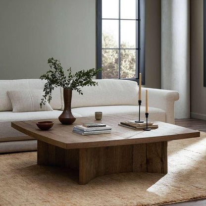 Four Hands - Wesson - Brinton Square Coffee Table - Rustic - 235180-004 veiw 11