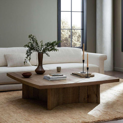 Four Hands - Wesson - Brinton Square Coffee Table - Rustic - 235180-004 veiw 12