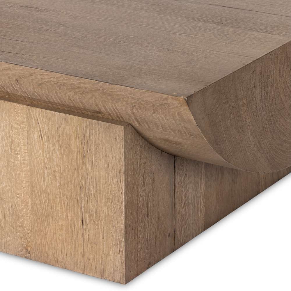 Four Hands - Wesson - Elbert Coffee Table-Rustic Oak Veneer - 237480-001 veiw 3