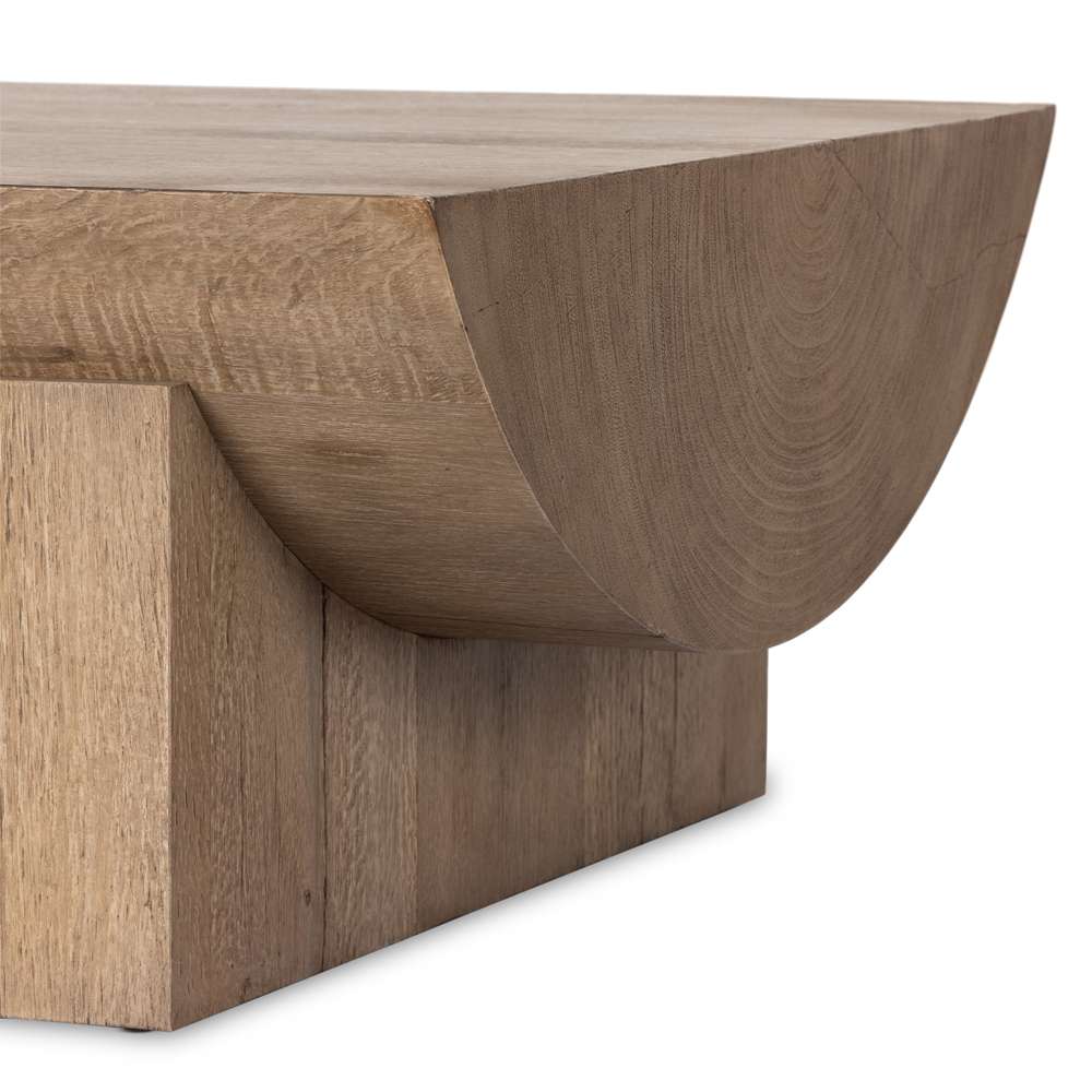 Four Hands - Wesson - Elbert Coffee Table-Rustic Oak Veneer - 237480-001 veiw 7