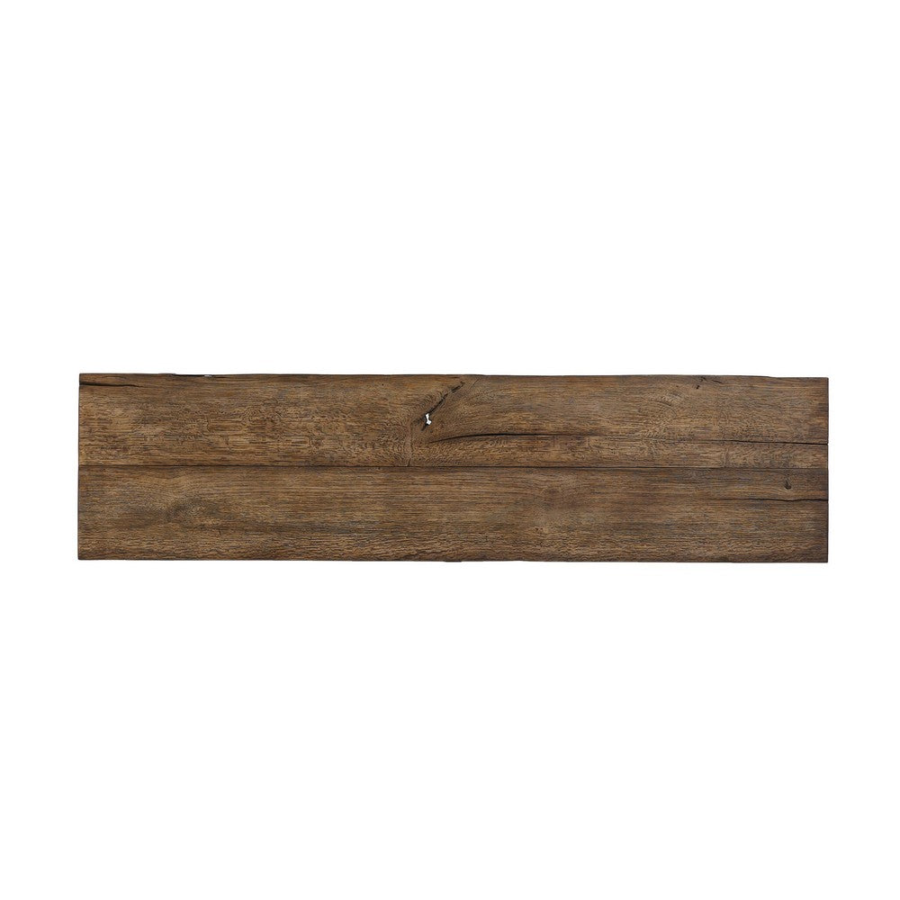 Four Hands - Wesson - Elio Accent Bench - Burnt Bleached Oak - 243471-001_CLOSEOUT view 5