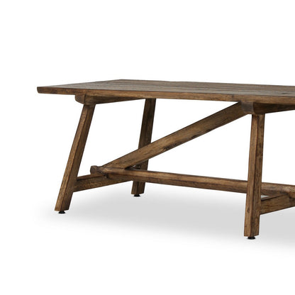 Four Hands - Wesson - Elio Accent Bench - Burnt Bleached Oak - 243471-001_CLOSEOUT view 6