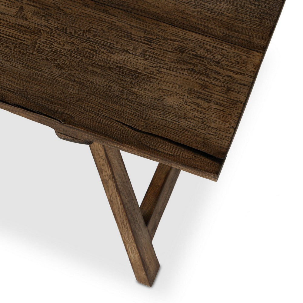 Four Hands - Wesson - Elio Accent Bench - Burnt Bleached Oak - 243471-001_CLOSEOUT view 8