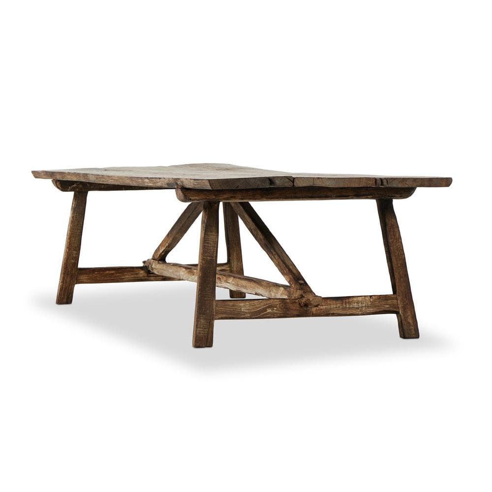 Four Hands - Wesson - Elio Coffee Table - Burnt Bleached Oak - 242948-001 veiw 5