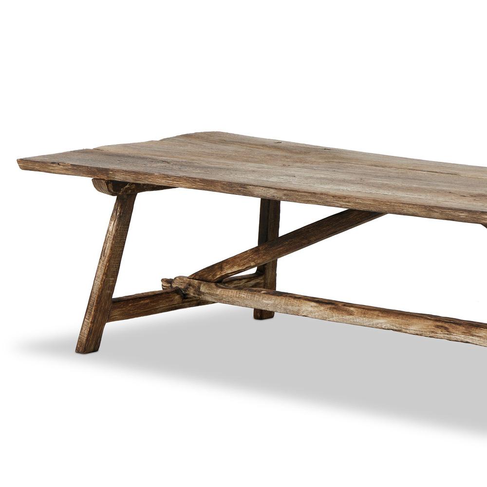 Four Hands - Wesson - Elio Coffee Table - Burnt Bleached Oak - 242948-001 veiw 8