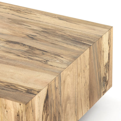 Four Hands - Wesson - Hudson Rectangle Coffee Table - Spalted Primavera - 227798-004_CLOSEOUT view 7
