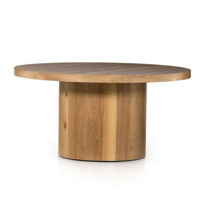 Four Hands - Wesson - Hudson Round Dining Table-Natural Yukas - 224372-003 veiw 1