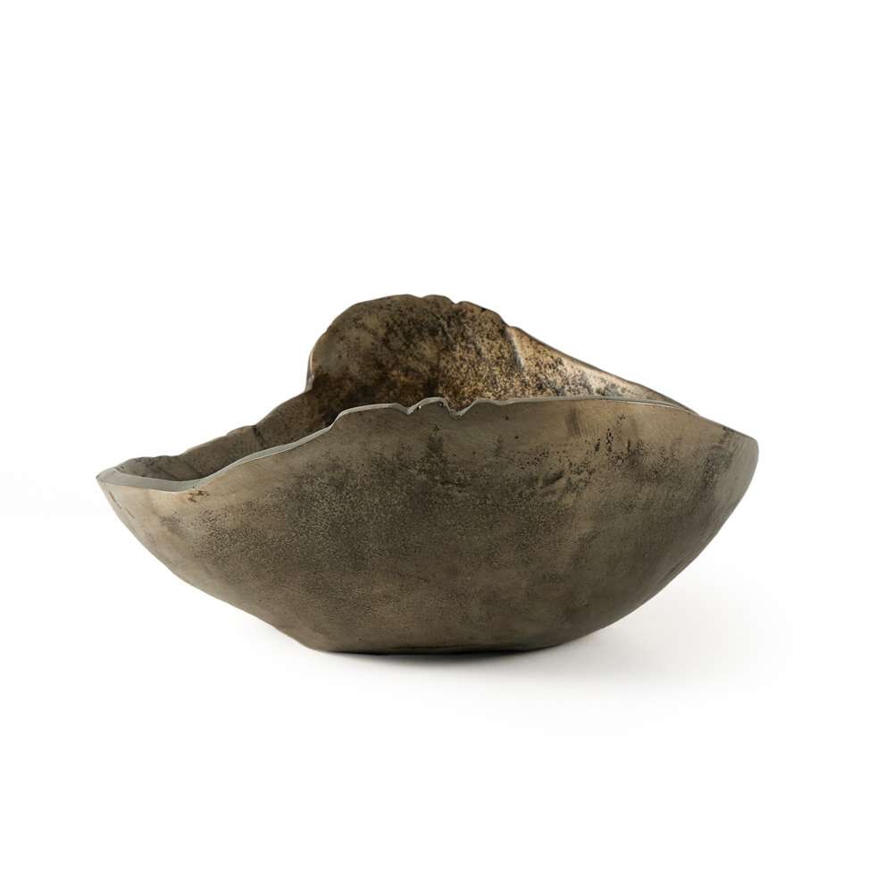 Four Hands - Wesson - Jagen Outdoor Bowl-Rustic Cast Aluminum - 236914-001 veiw 3