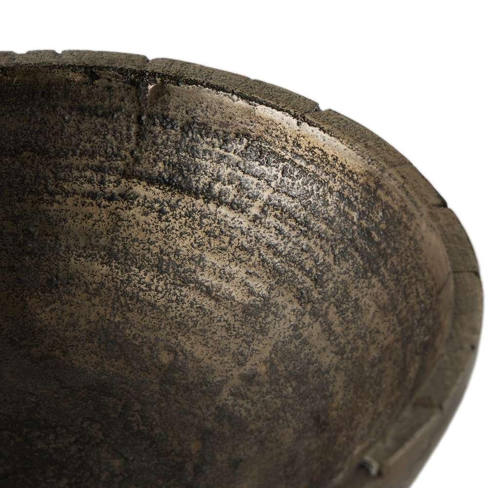 Four Hands - Wesson - Jagen Outdoor Pedestal Bowl-Rustic Cast - 236916-001 veiw 7