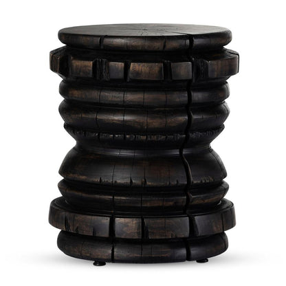 Four Hands - Wesson - Judah End Table - Rubbed Black - 234621-001 veiw 1