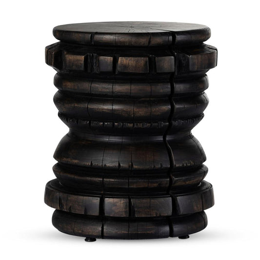 Four Hands - Wesson - Judah End Table - Rubbed Black - 234621-001 veiw 1