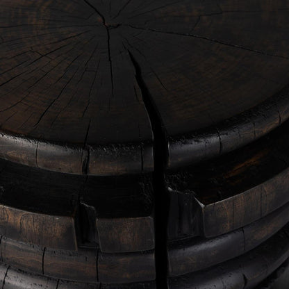 Four Hands - Wesson - Judah End Table - Rubbed Black - 234621-001 veiw 5