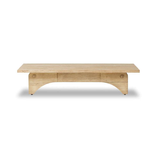 Four Hands - Wesson - Kitridge Coffee Table - Bleached Alder - 239081-001 veiw 2