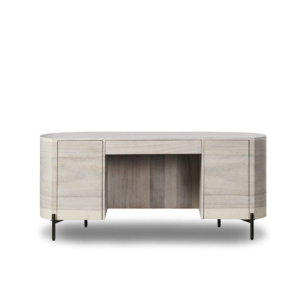 Four Hands - Wesson - Lunas Executive Desk - Bleached Guanacaste - 224198-003 veiw 2