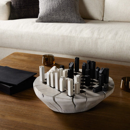 Four Hands - Wesson - Modern Chess Set - Carbonized Black - 230311-002_CLOSEOUT view 11