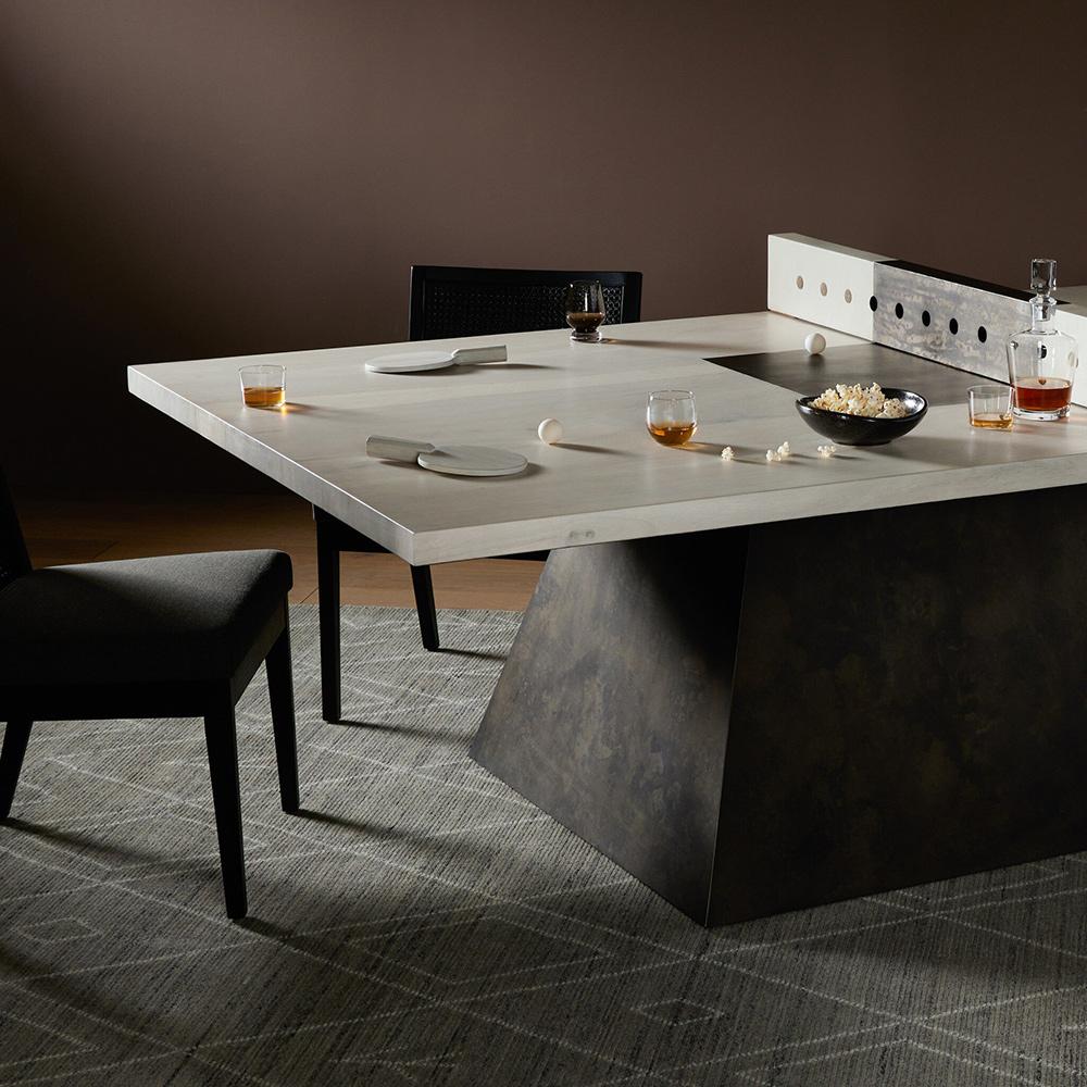 Four Hands - Wesson - Ping Pong Table - Aged Metal - 250988-001 veiw 12