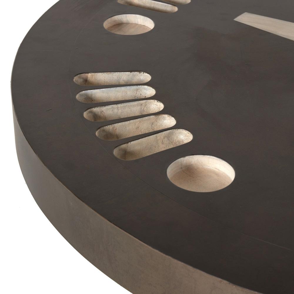 Four Hands - Wesson - Poker Table - Aged Metal - 234229-002 veiw 5