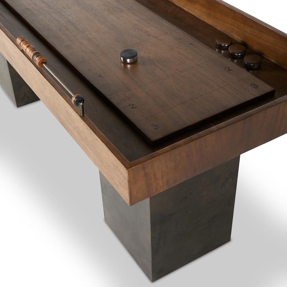 Four Hands - Wesson - Shuffleboard Table - Natural Brown Guanacaste - 235088-001 veiw 6