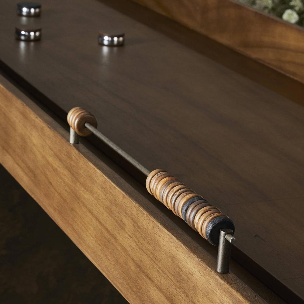 Four Hands - Wesson - Shuffleboard Table - Natural Brown Guanacaste - 235088-001 veiw 7