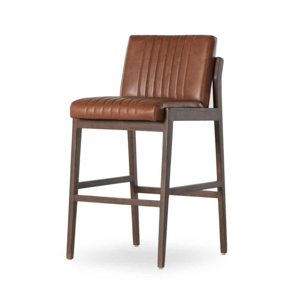 Four Hands - Westgate - Alice Bar Stool - Sonoma Chestnut - 236399-001 veiw 1