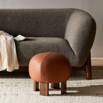 Four Hands - Westgate - Alma Ottoman-Brickhouse Cognac - 238417-001 veiw 4