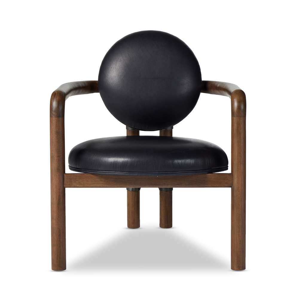 Four Hands - Westgate - Bria Chair-Heirloom Black - 225440-008 veiw 4