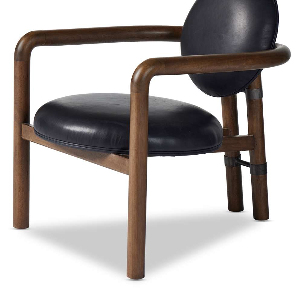 Four Hands - Westgate - Bria Chair-Heirloom Black - 225440-008 veiw 10