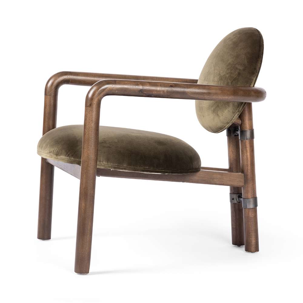 Four Hands - Westgate - Bria Chair-Surrey Olive - 225440-009 veiw 3