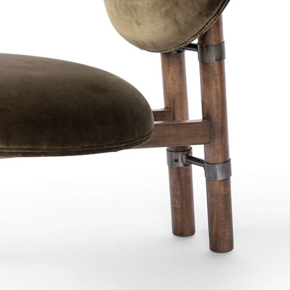 Four Hands - Westgate - Bria Chair-Surrey Olive - 225440-009 veiw 5