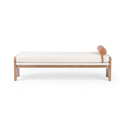 Four Hands - Westgate - Conlen Accent Bench - Gibson White - 233678-001 veiw 3