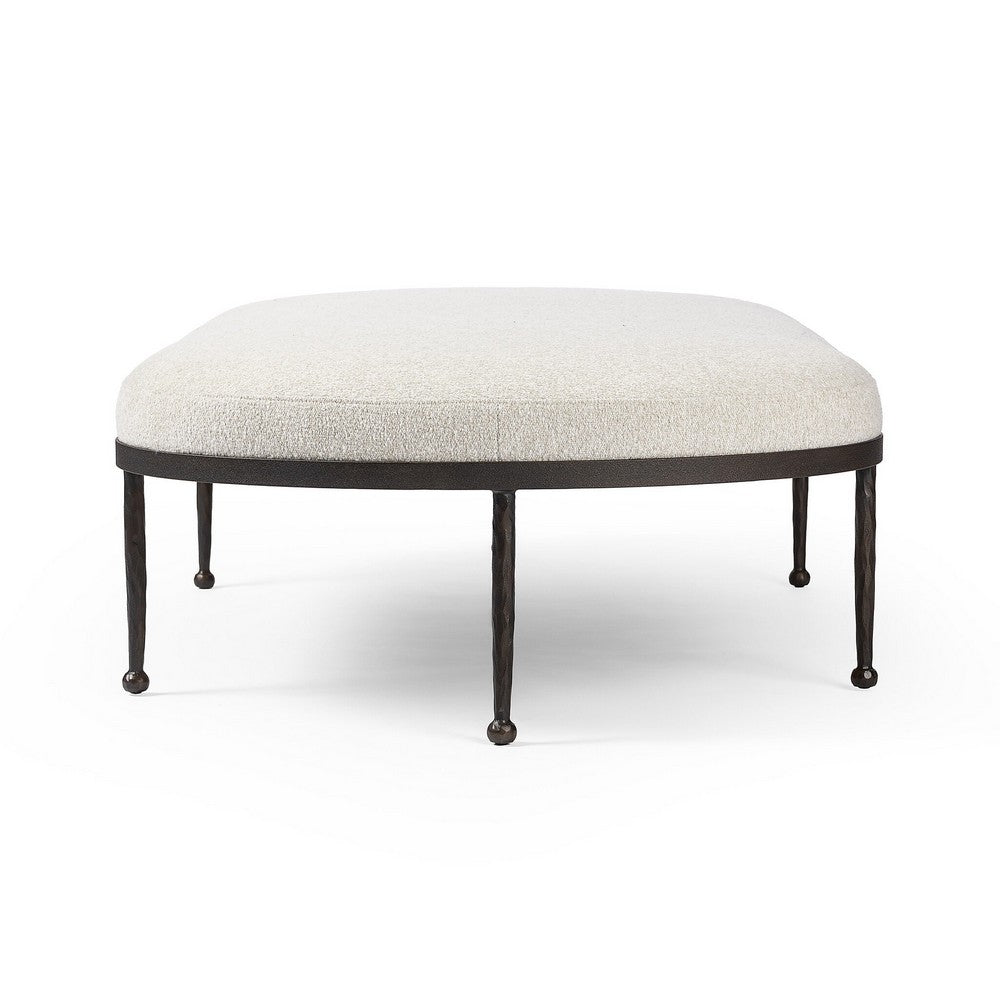 Four Hands - Westgate - Corinne Cocktail Ottoman - Crete Pebble - 245213-002_CLOSEOUT view 3