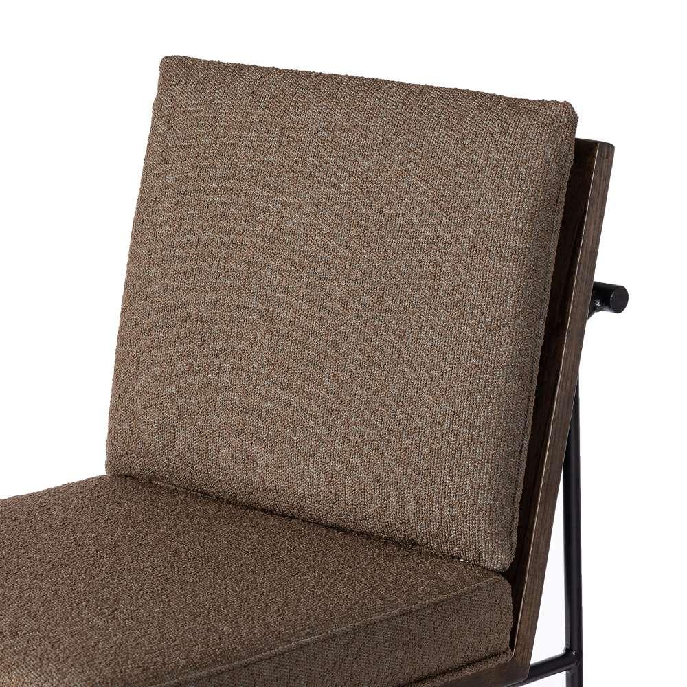 Four Hands - Westgate - Crete Stool-Fiqa Boucle Cocoa-Counter - 228057-019 veiw 4