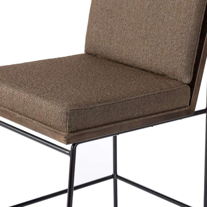 Four Hands - Westgate - Crete Stool-Fiqa Boucle Cocoa-Counter - 228057-019 veiw 5