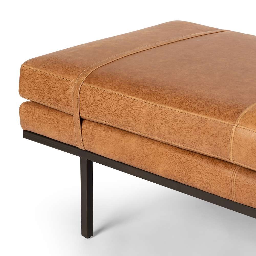 Four Hands - Westgate - Harris Accent Bench-Palermo Cognac - 108840-005 veiw 6