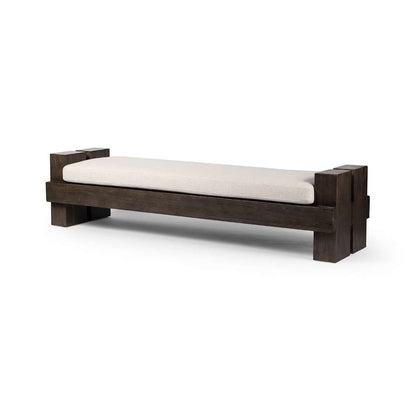 Four Hands - Westgate - Heavy Wood Accent Bench-Alcala Cream - 236084-001 veiw 1