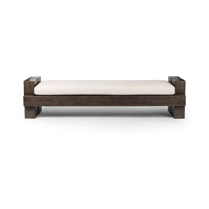 Four Hands - Westgate - Heavy Wood Accent Bench-Alcala Cream - 236084-001 veiw 3