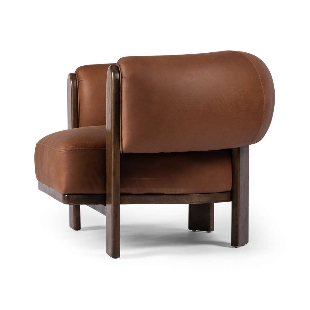 Four Hands - Westgate - Ira Chair-Brickhouse Cognac - 238415-001 veiw 3