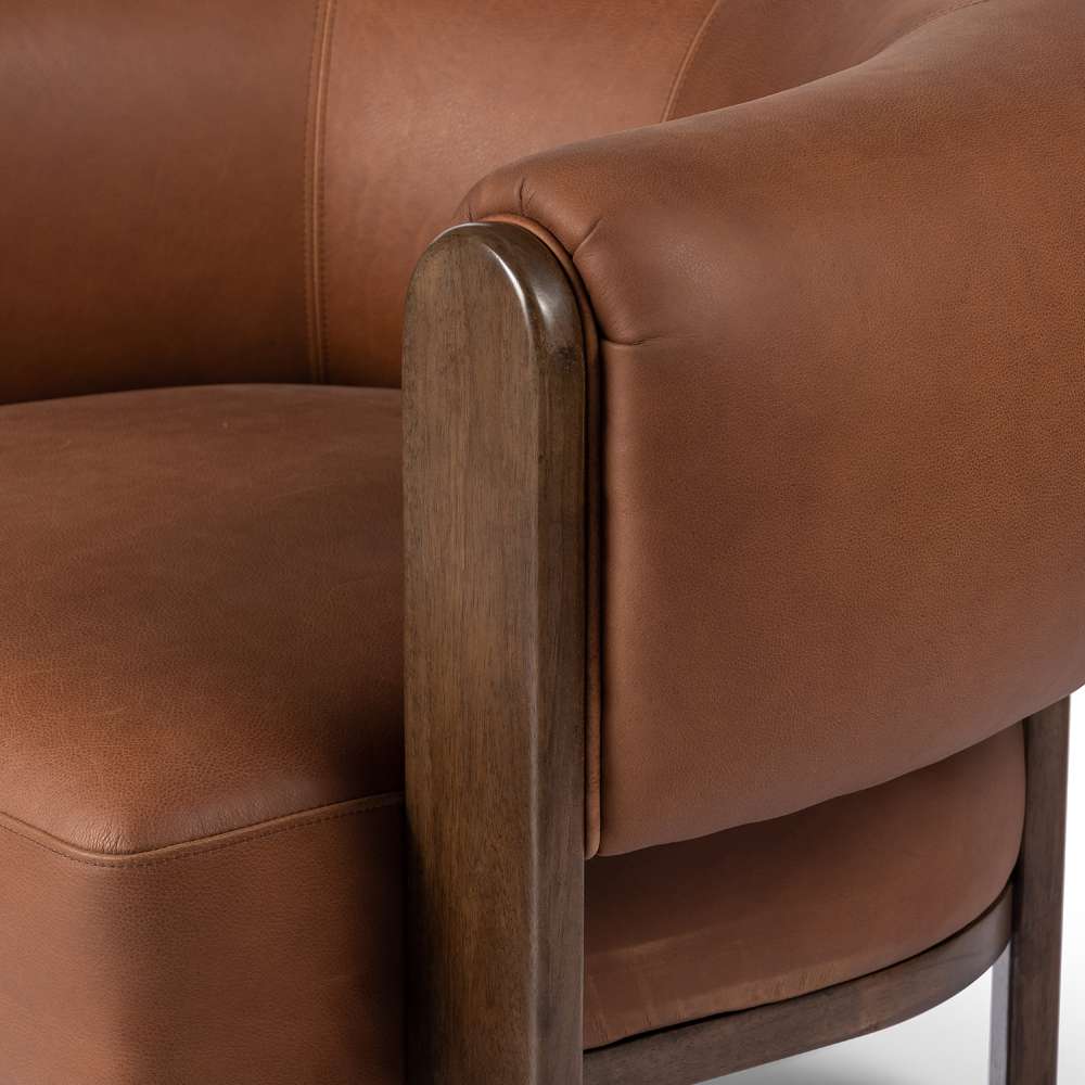 Four Hands - Westgate - Ira Chair-Brickhouse Cognac - 238415-001 veiw 5