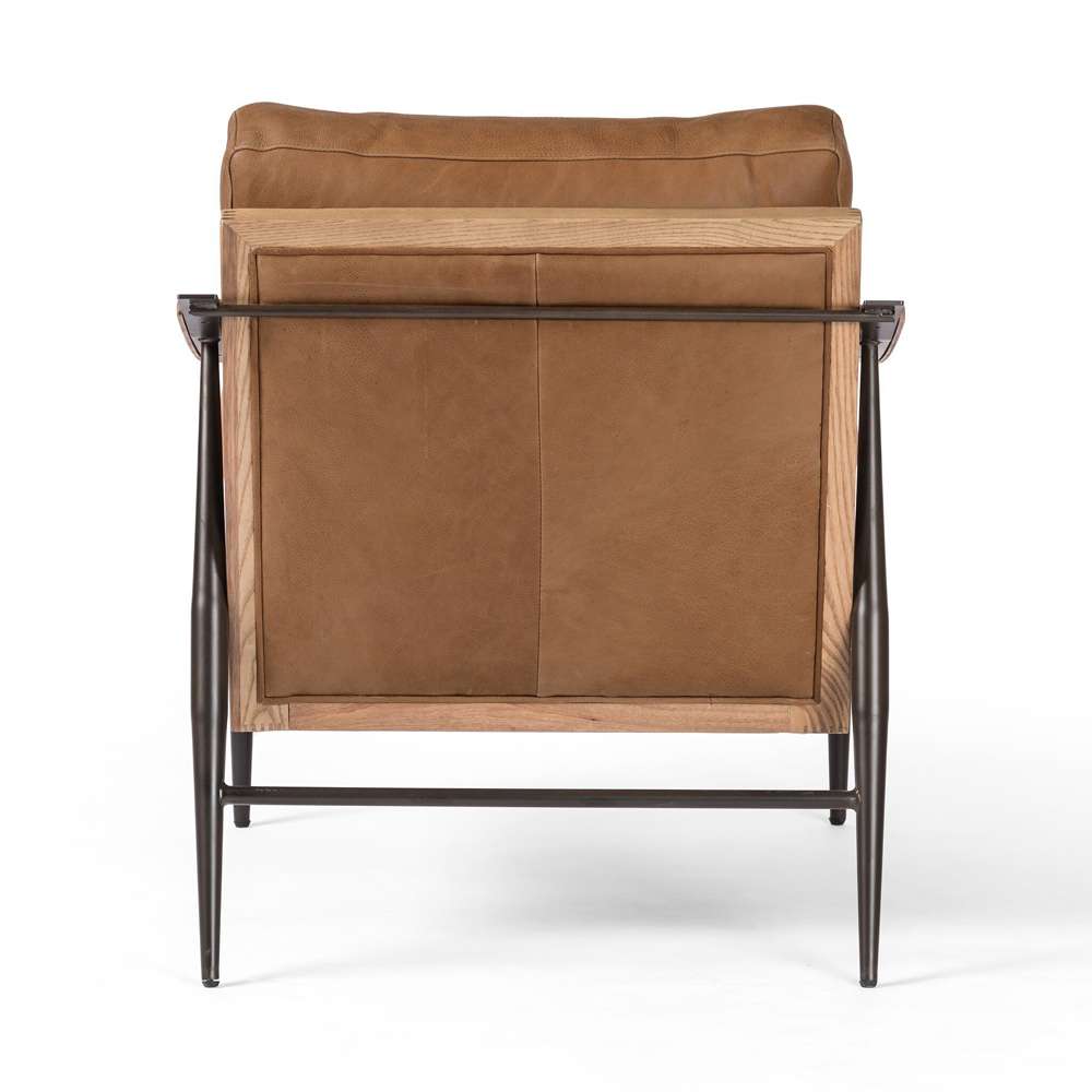 Four Hands - Westgate - Kennedy Chair - Palermo Cognac - 100970-006 veiw 2
