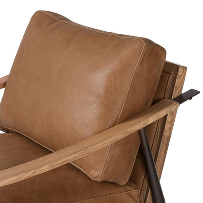 Four Hands - Westgate - Kennedy Chair - Palermo Cognac - 100970-006 veiw 3