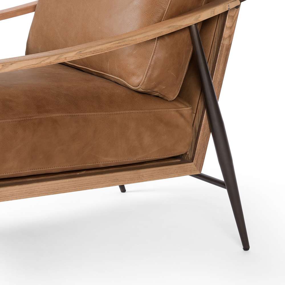 Four Hands - Westgate - Kennedy Chair - Palermo Cognac - 100970-006 veiw 4