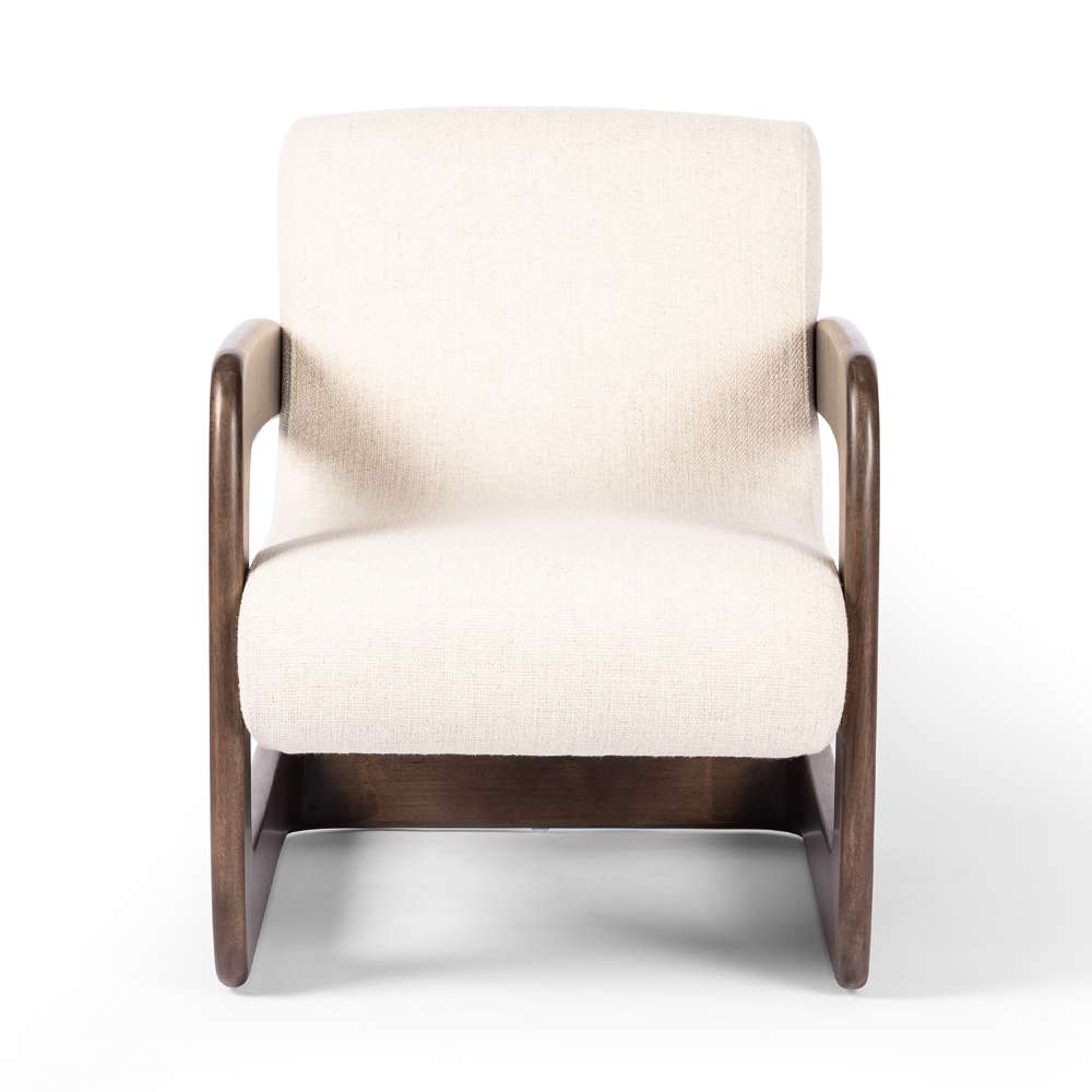 Four Hands - Westgate - Kristoff Chair-Thames Cream - 236637-001 veiw 4