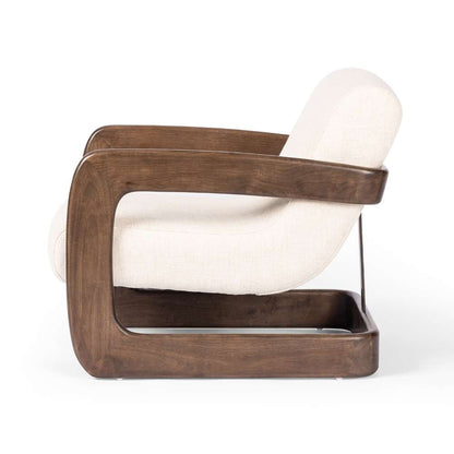 Four Hands - Westgate - Kristoff Chair-Thames Cream - 236637-001 veiw 5