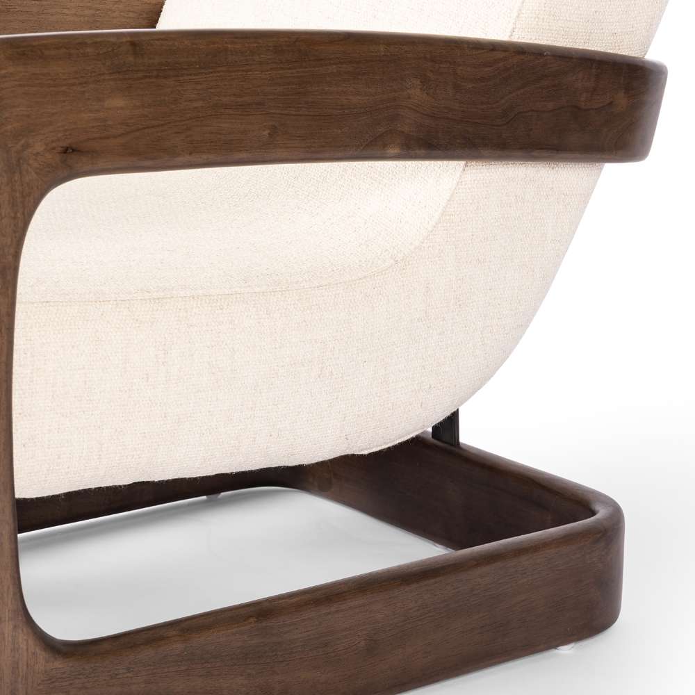 Four Hands - Westgate - Kristoff Chair-Thames Cream - 236637-001 veiw 8