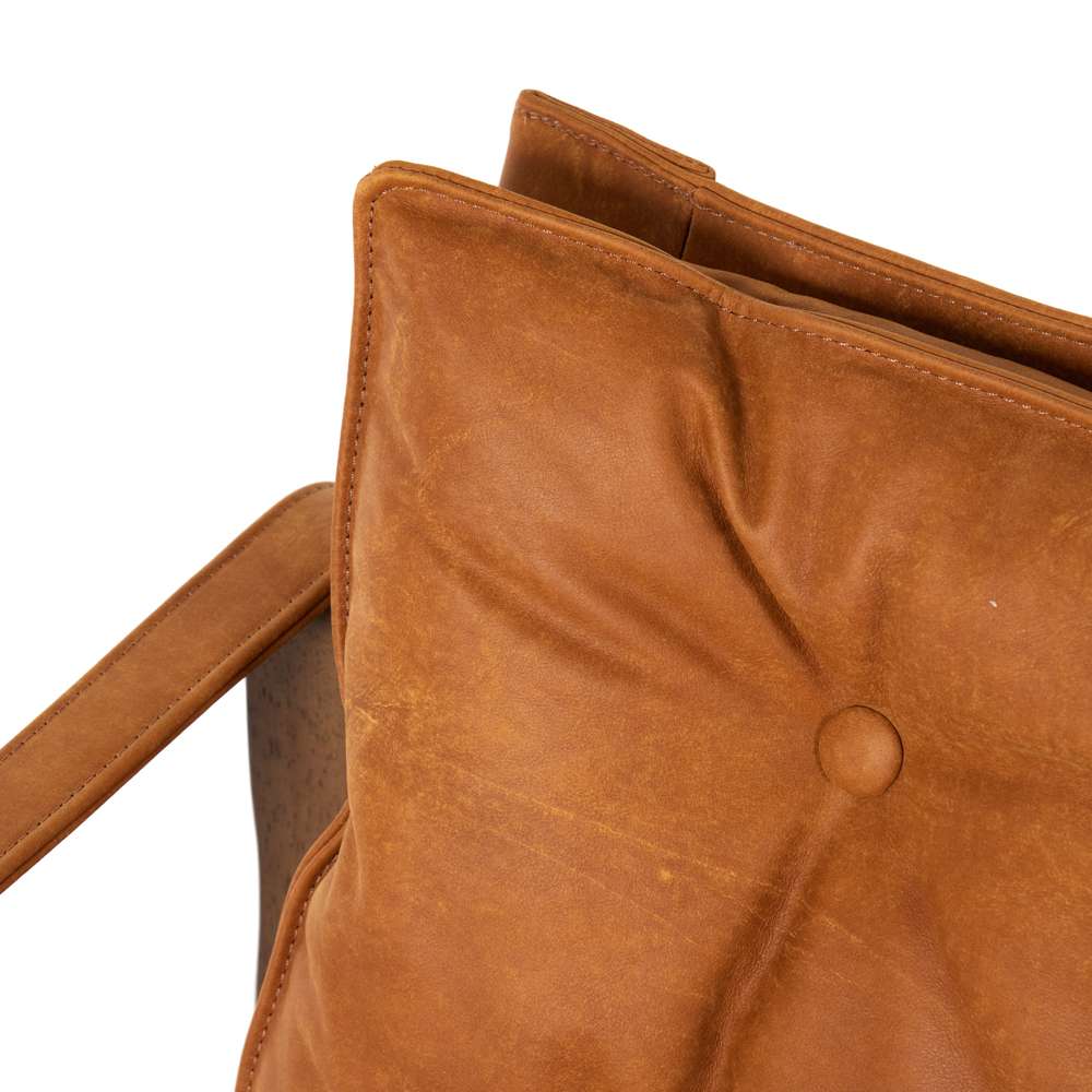 Four Hands - Westgate - Lenz Chair-Kennison Cognac - 230361-001 veiw 4